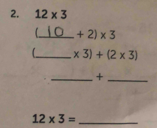 12* 3
_
+2)* 3
_
* 3)+(2* 3)
__+
12* 3= _