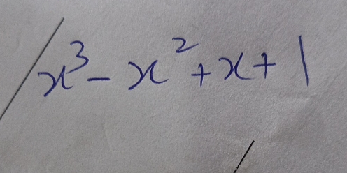 x^3-x^2+x+1