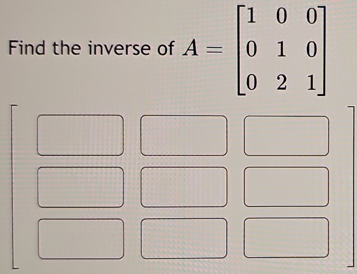 Find the inverse of