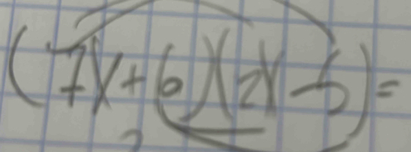 (7x+6)(2x-6)=