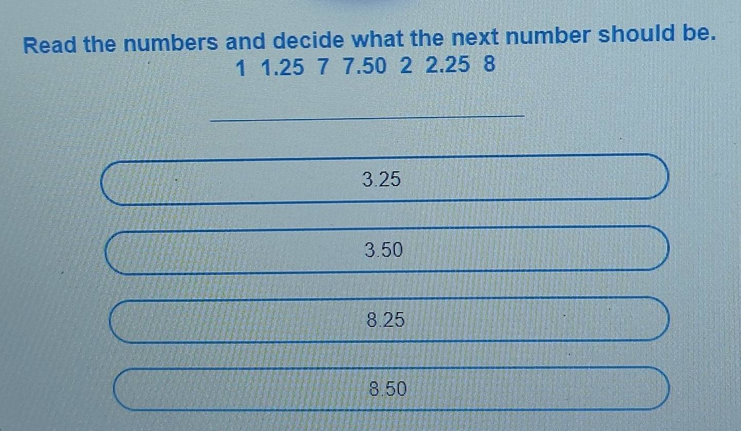 Solved: Read the numbers and decide what the next number should be. 1 1 ...