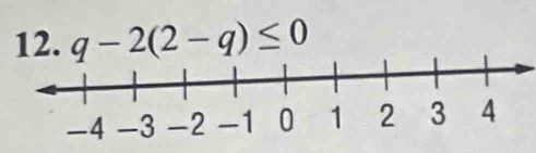 q-2(2-q)≤ 0