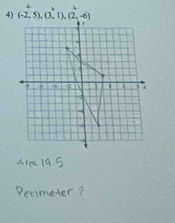 (-2,5),(3,1),(2,-6)
y 
6 τ