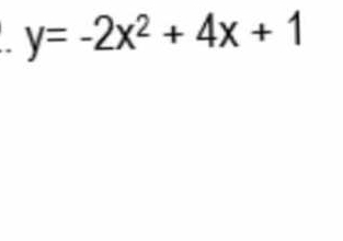 y=-2x^2+4x+1