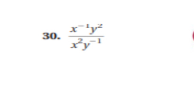  (x^(-1)y^2)/x^2y^(-1) 