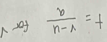 nof  b/n-1 =f