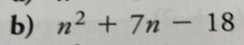 n^2+7n-18