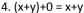 (x+y)+0=x+y