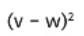 (v-w)^2