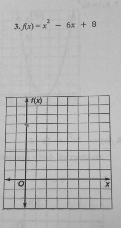 f(x)=x^2-6x+8