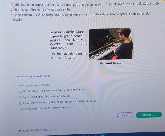 CPA Ancienne - Jeune Paul Lemaigre à 8 Ans à Son Piano - Thème Musique - Paris 1900