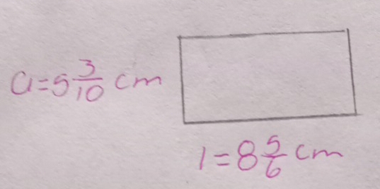 c=5 3/10 cm
l=8 5/6 cm