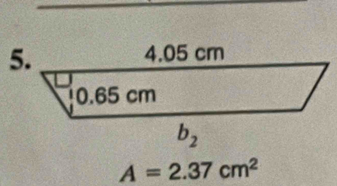 A=2.37cm^2