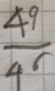  4^9/4^6 