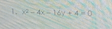 x^2-4x-16y+4=0