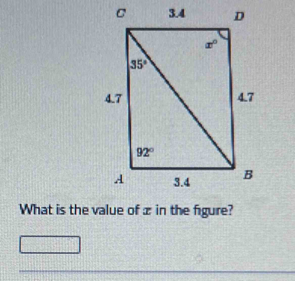 What is the value of z in the figure?