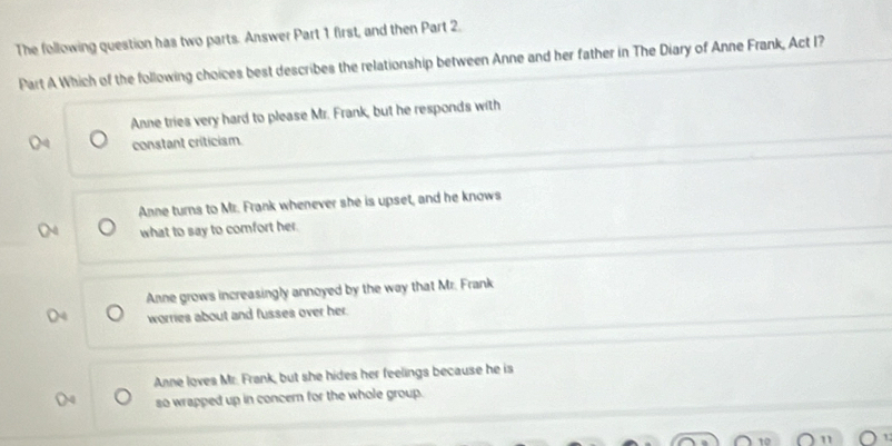 Solved: The following question has two parts. Answer Part 1 first, and ...