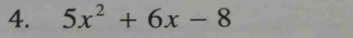 5x^2+6x-8