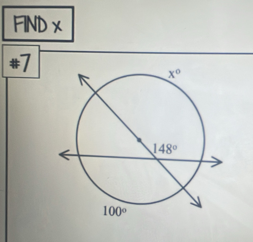 FIND x
#7