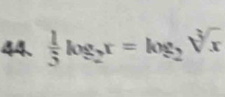  1/5 log _2x=log _2sqrt[3](x)