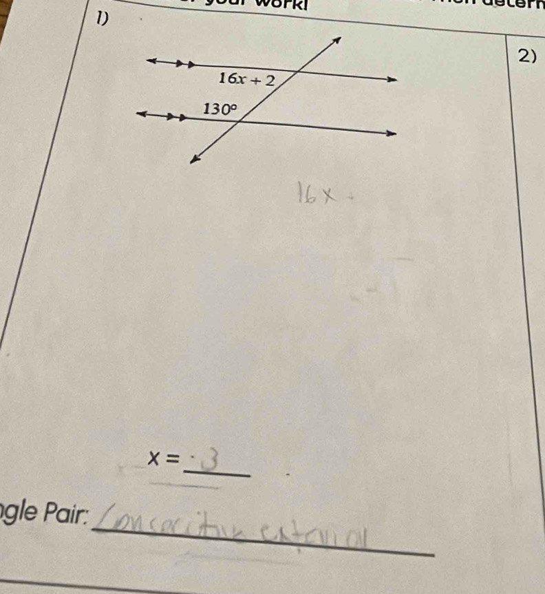 WorkI
1)
2)
_
x=
_
gle Pair: