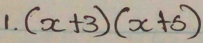 (x+3)(x+5)