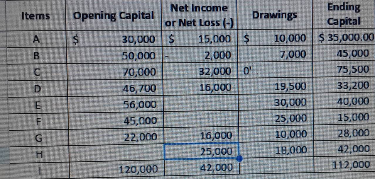 Net Income Ending
00
0
0
0
0
0
0
0
1 0