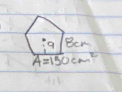 9 Bem
A=150cm^2