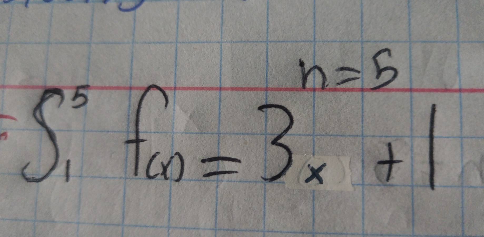 n=5
:S_1^(5f_(3)==3^1=3_x+1