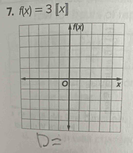 f(x)=3[[x]]