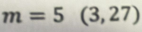 m=5(3,27)