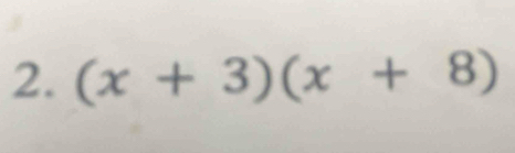 (x+3)(x+8)