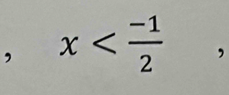 ， x ,