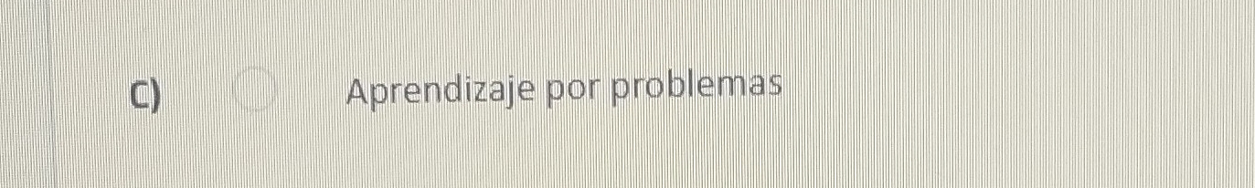 Aprendizaje por problemas