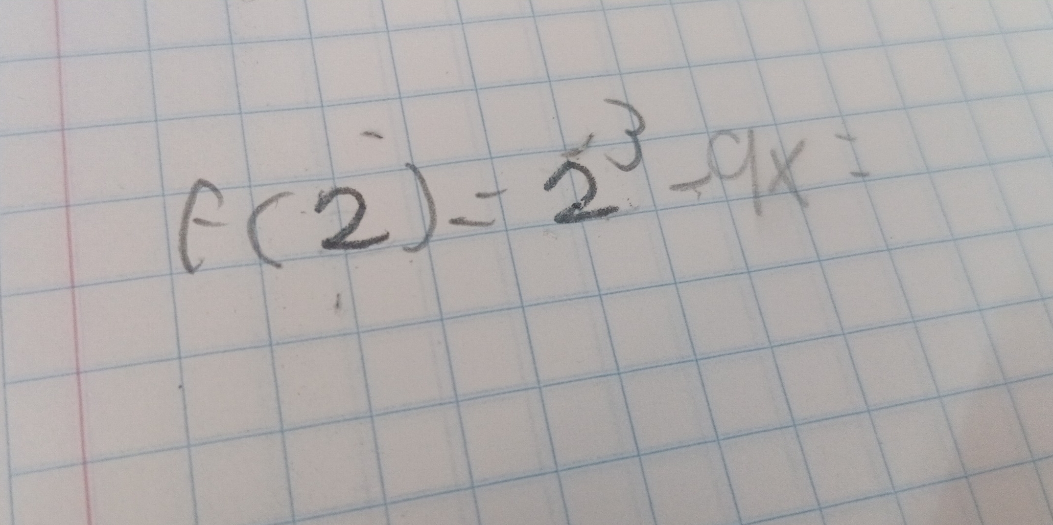 f(2)=2^3-9x=