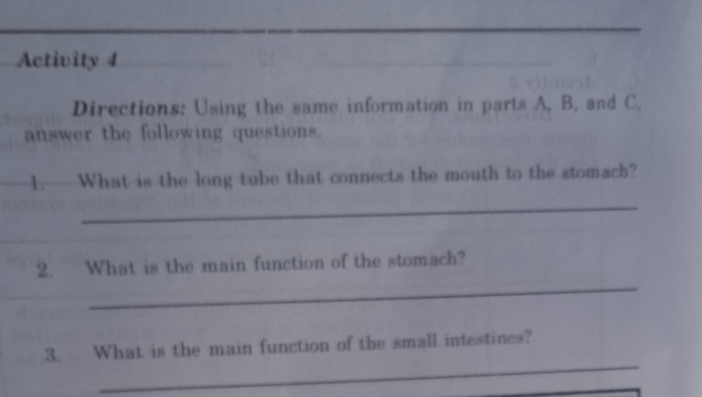 Solved: Activity 4 Directions: Using the same information in parts A, B ...