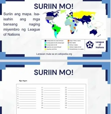 Solved: SURIIN MO! Suriin ang mapa. Isa- isahin ang mga bansang naging ...
