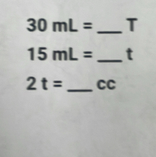 30mL= _
T
15mL= _
t
_ 2t=
CC