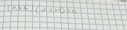 (x+6)(2x+4)=0