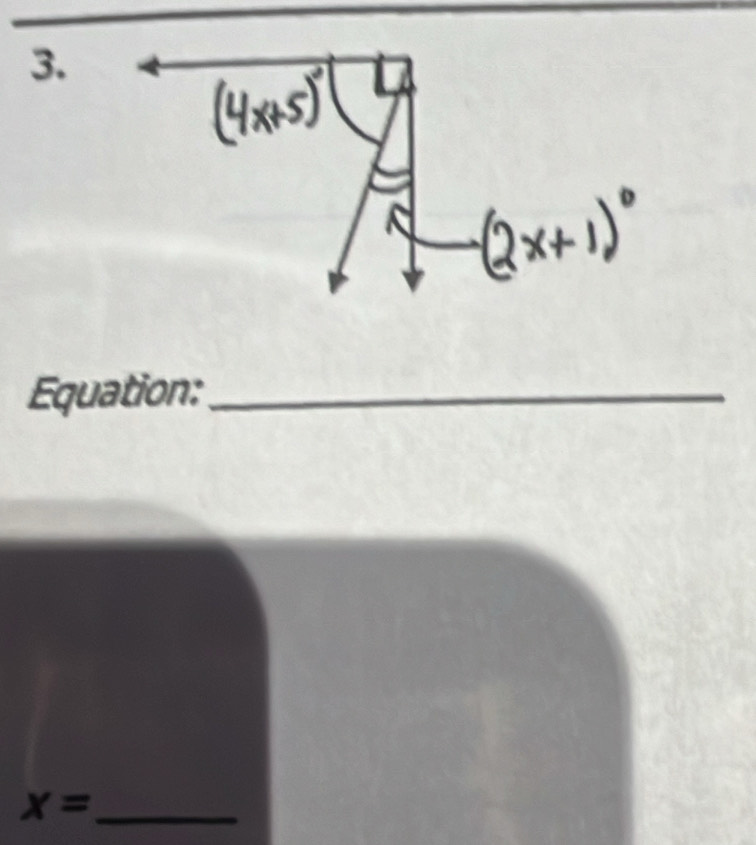 Equation:_
x= _