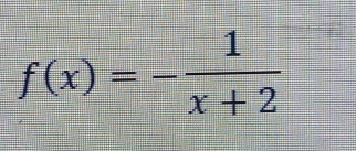 f(x)=- 1/x+2 