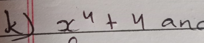 x^4+4 and