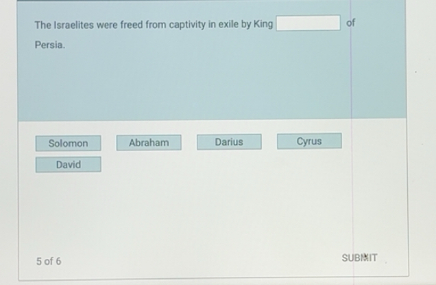 Solved The Israelites Were Freed From Captivity In Exile By King Of