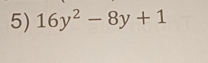 16y^2-8y+1