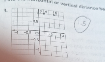 28htal or vertical distance be 
1.