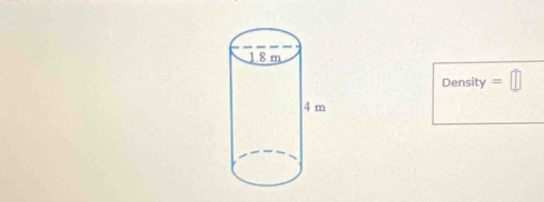 Density =□