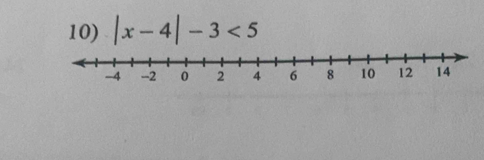 |x-4|-3<5</tex>