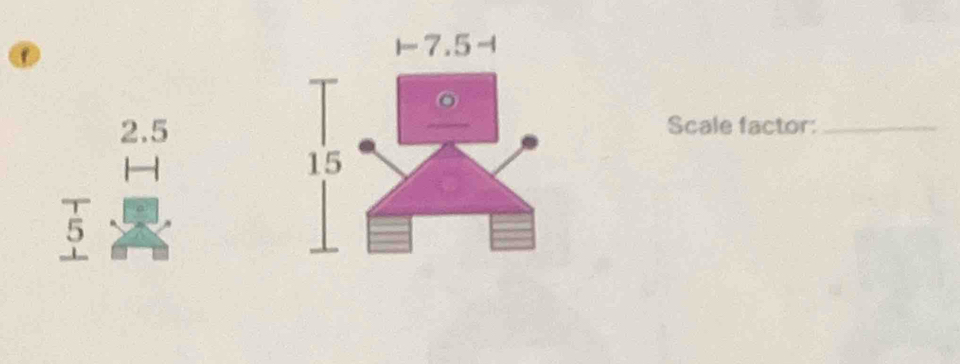 45
2.5 Scale factor:_
15
overline 5