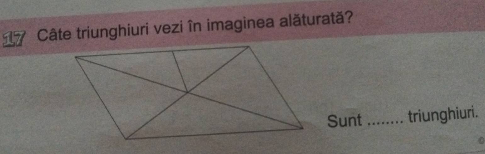 Câte triunghiuri vezi în imaginea alăturată? 
Sunt _triunghiuri.