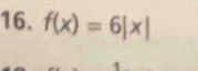 f(x)=6|x|